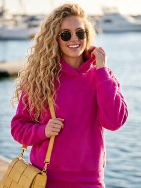 Lululemon NWT Steady State PinkFlare Wide Leg Sweatpants and matching Hoodie